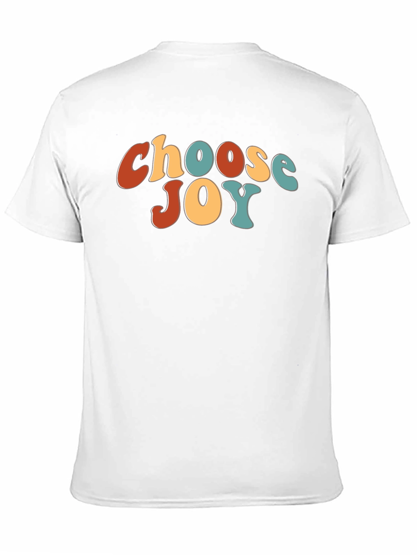 Choose Joy Retro Graphic Tee - Unisex Black T-Shirt