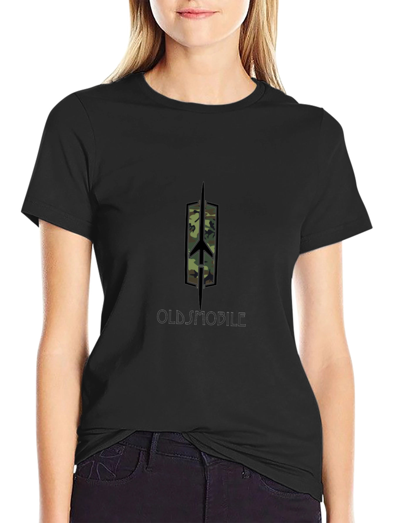 Oldsmobile Camo T-Shirt - Classic Car Graphic Tee