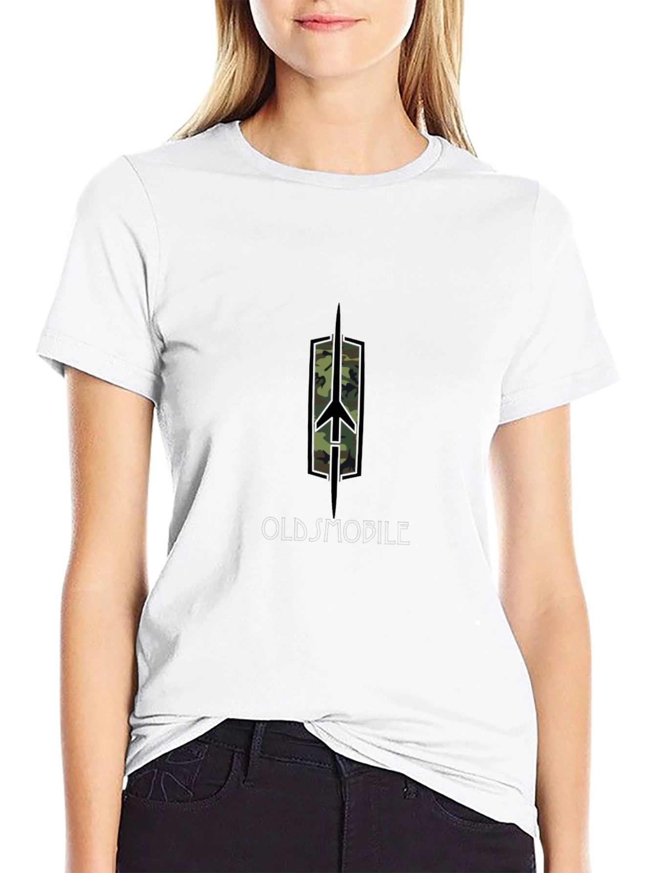 Oldsmobile Camo T-Shirt - Classic Car Graphic Tee