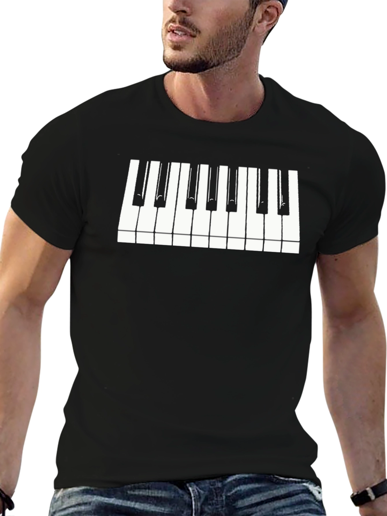Piano Keys Graphic T-Shirt - Musician Tee