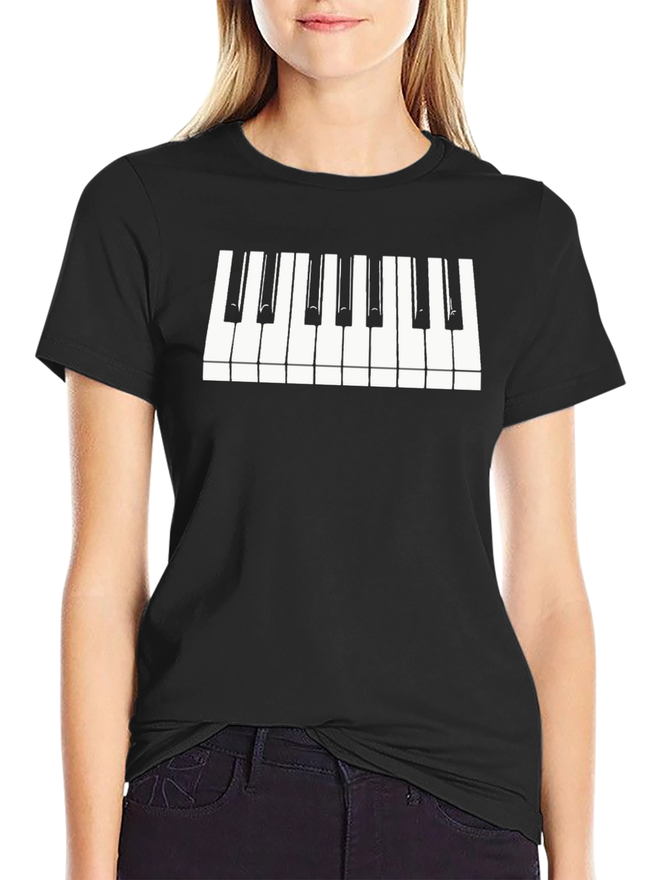 Piano Keys Graphic T-Shirt - Musician Tee