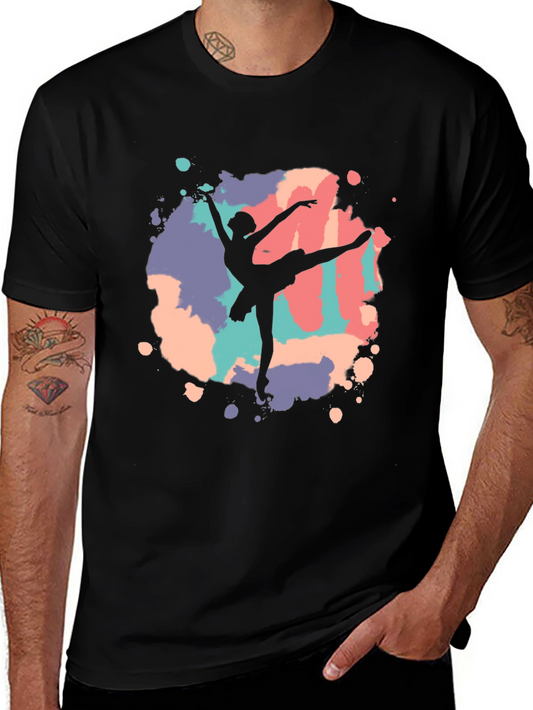 Ballet Dancer Graphic Tee - Black T-Shirt
