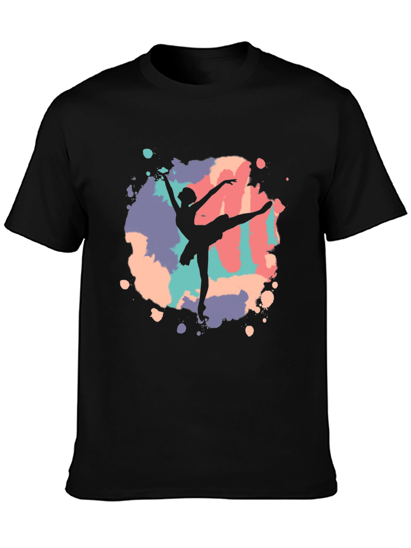 Ballet Dancer Graphic Tee - Black T-Shirt