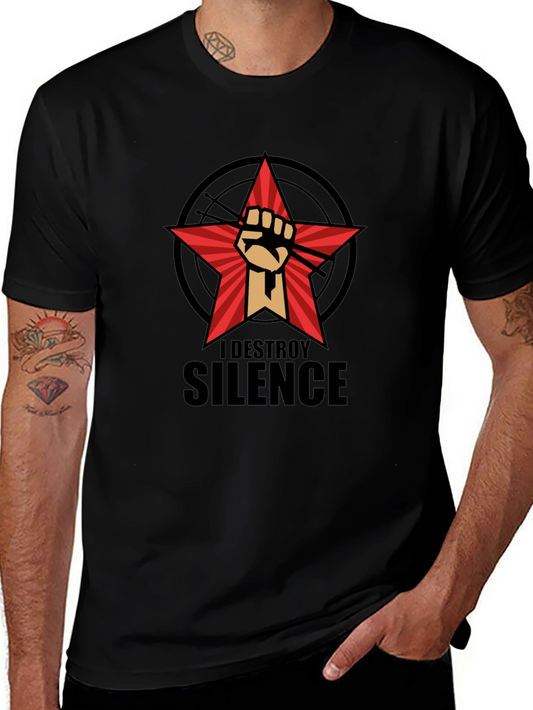 I Destroy Silence Graphic T-Shirt