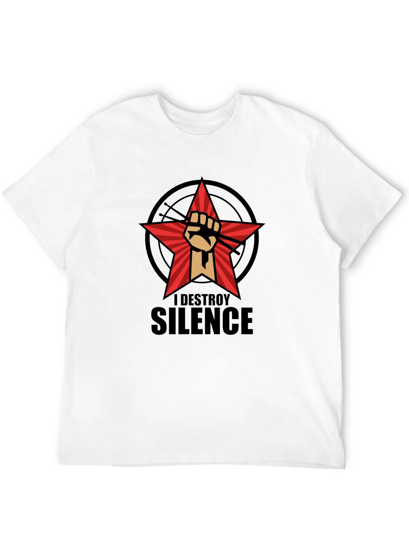 I Destroy Silence Graphic T-Shirt