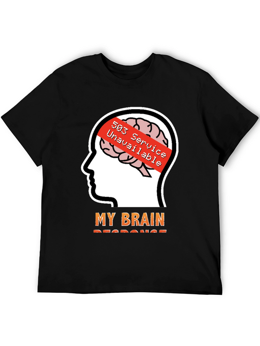 503 Service Unavailable Brain T-Shirt