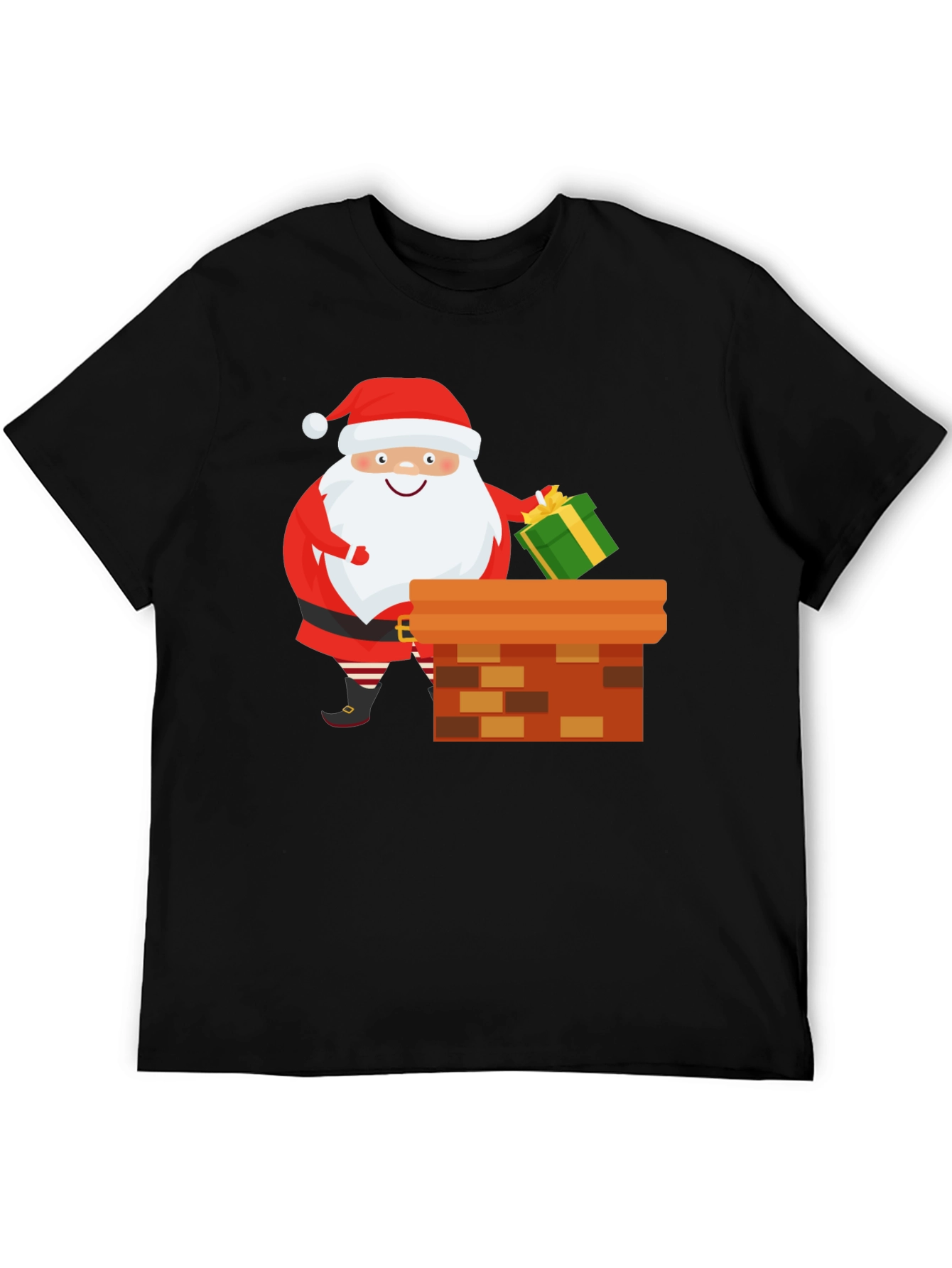 Santa Claus Chimney Christmas T-Shirt