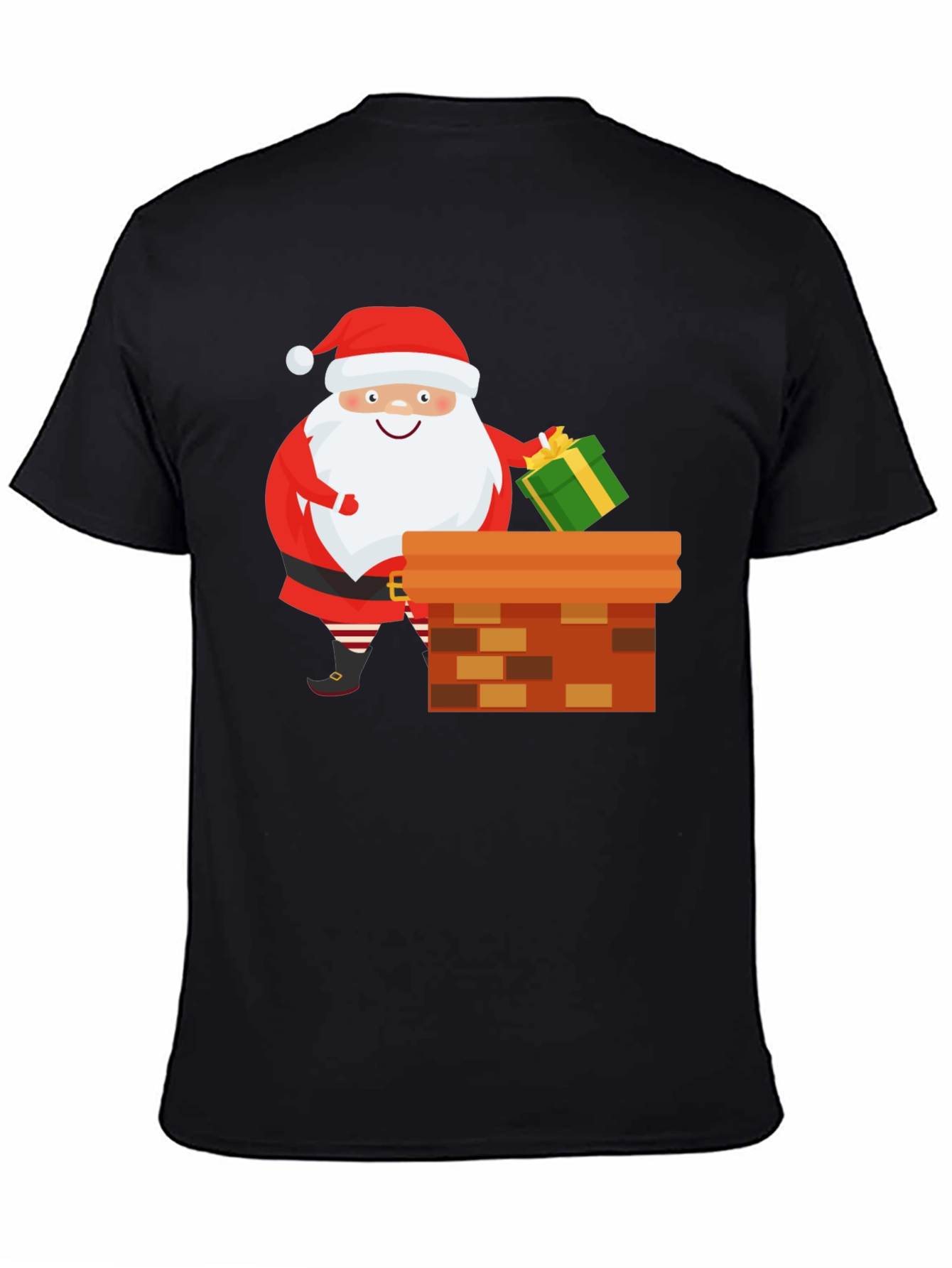 Santa Claus Chimney Christmas T-Shirt