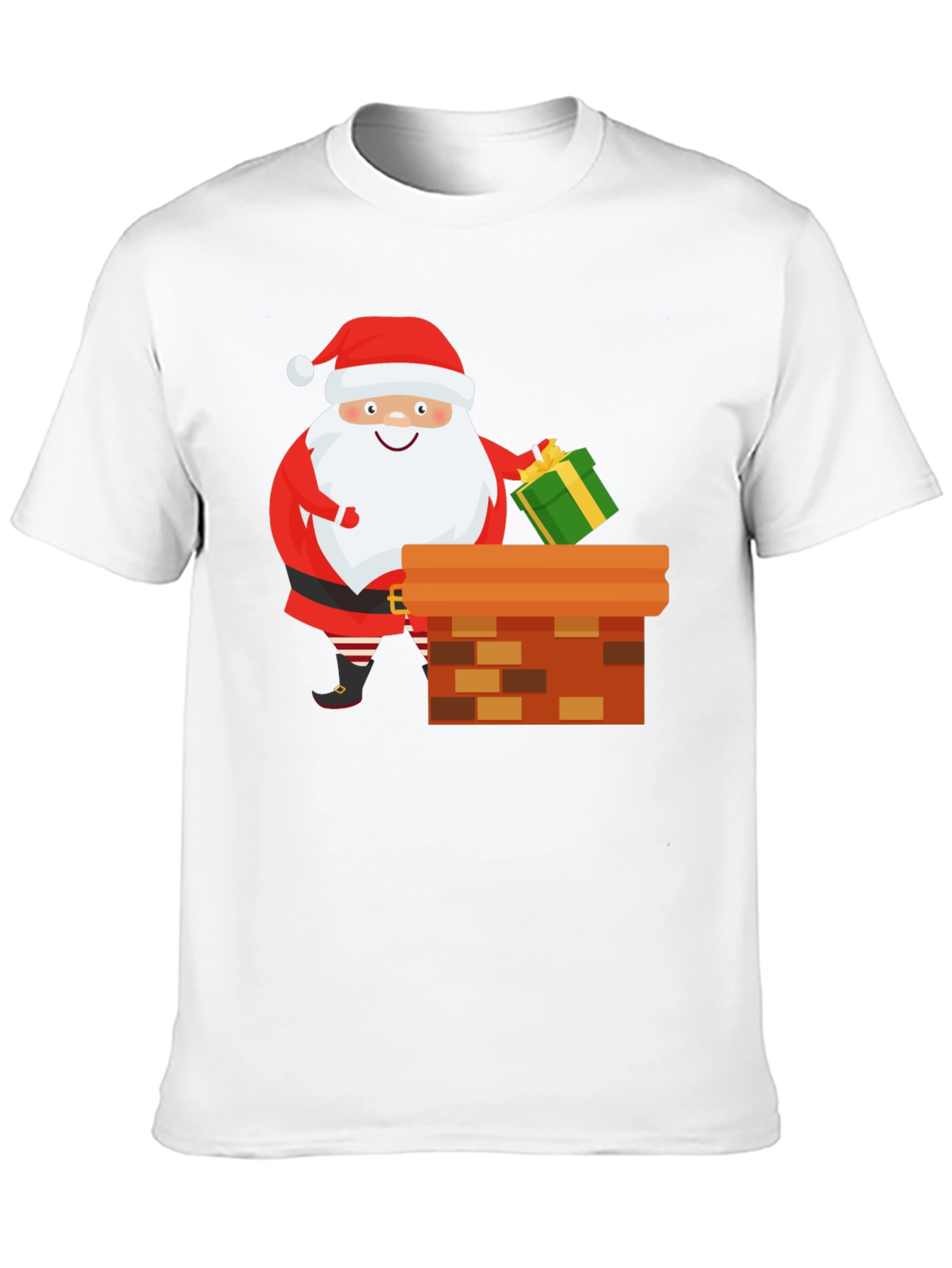 Santa Claus Chimney Christmas T-Shirt