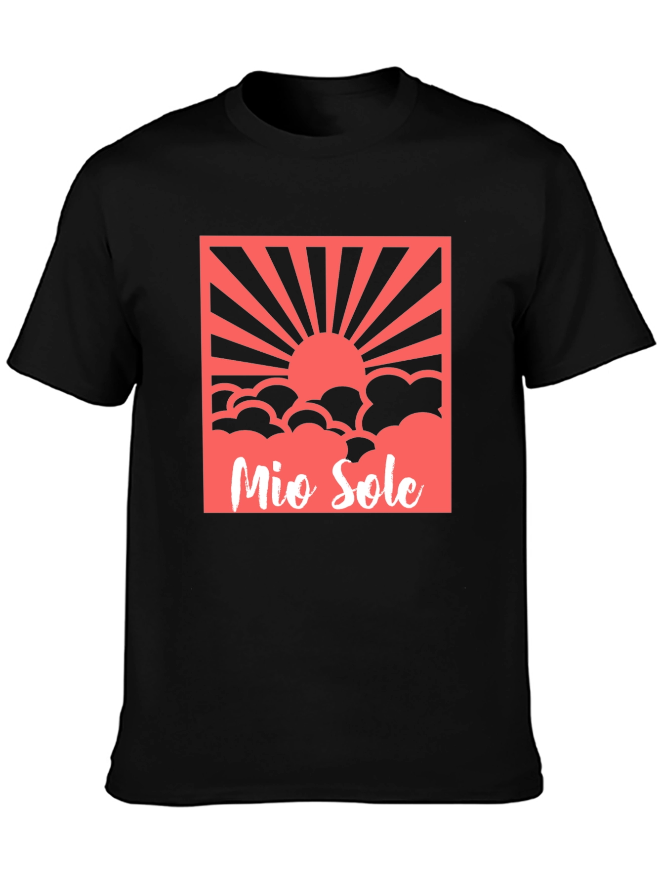 Mio Sole Graphic T-Shirt - Black