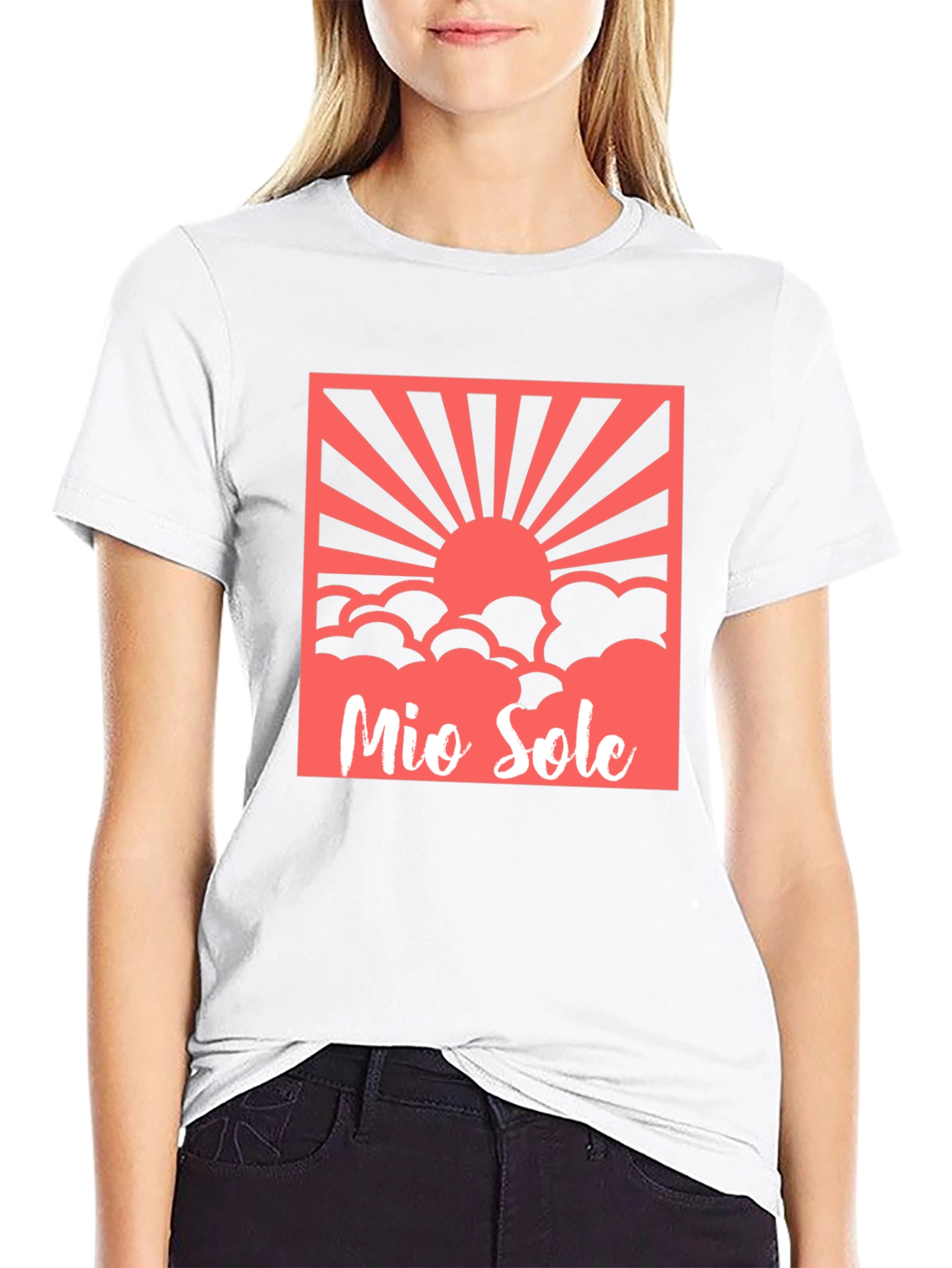 Mio Sole Graphic T-Shirt - Black