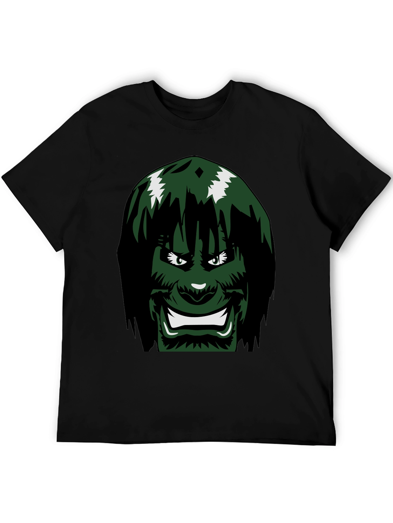 Green Monster Face Graphic Tee