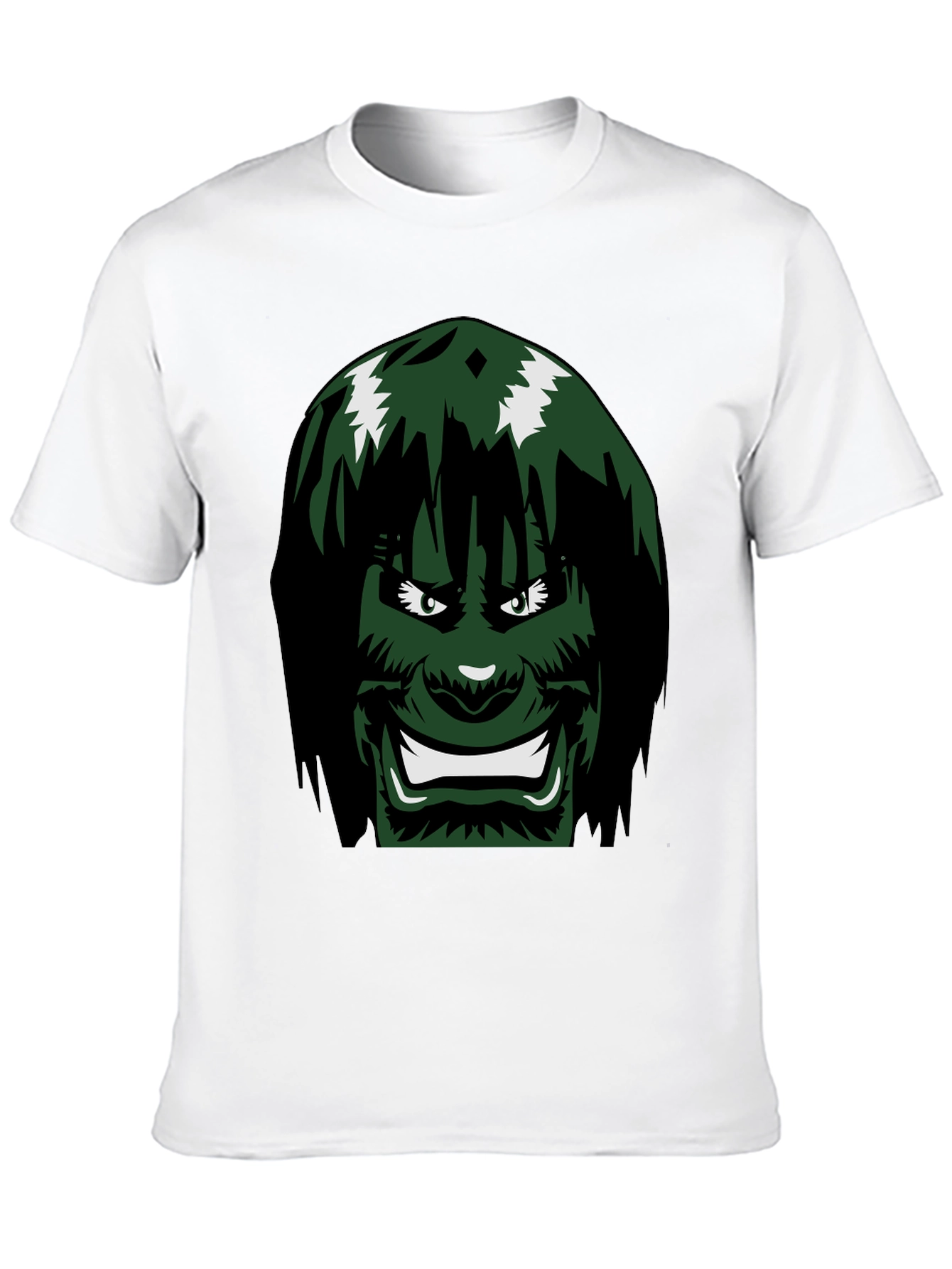 Green Monster Face Graphic Tee