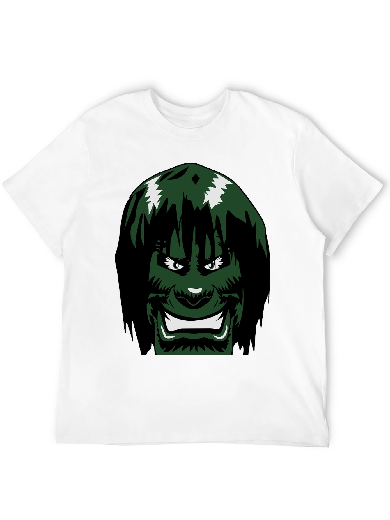 Green Monster Face Graphic Tee