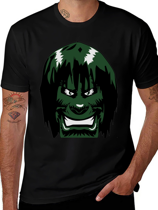 Green Monster Face Graphic Tee