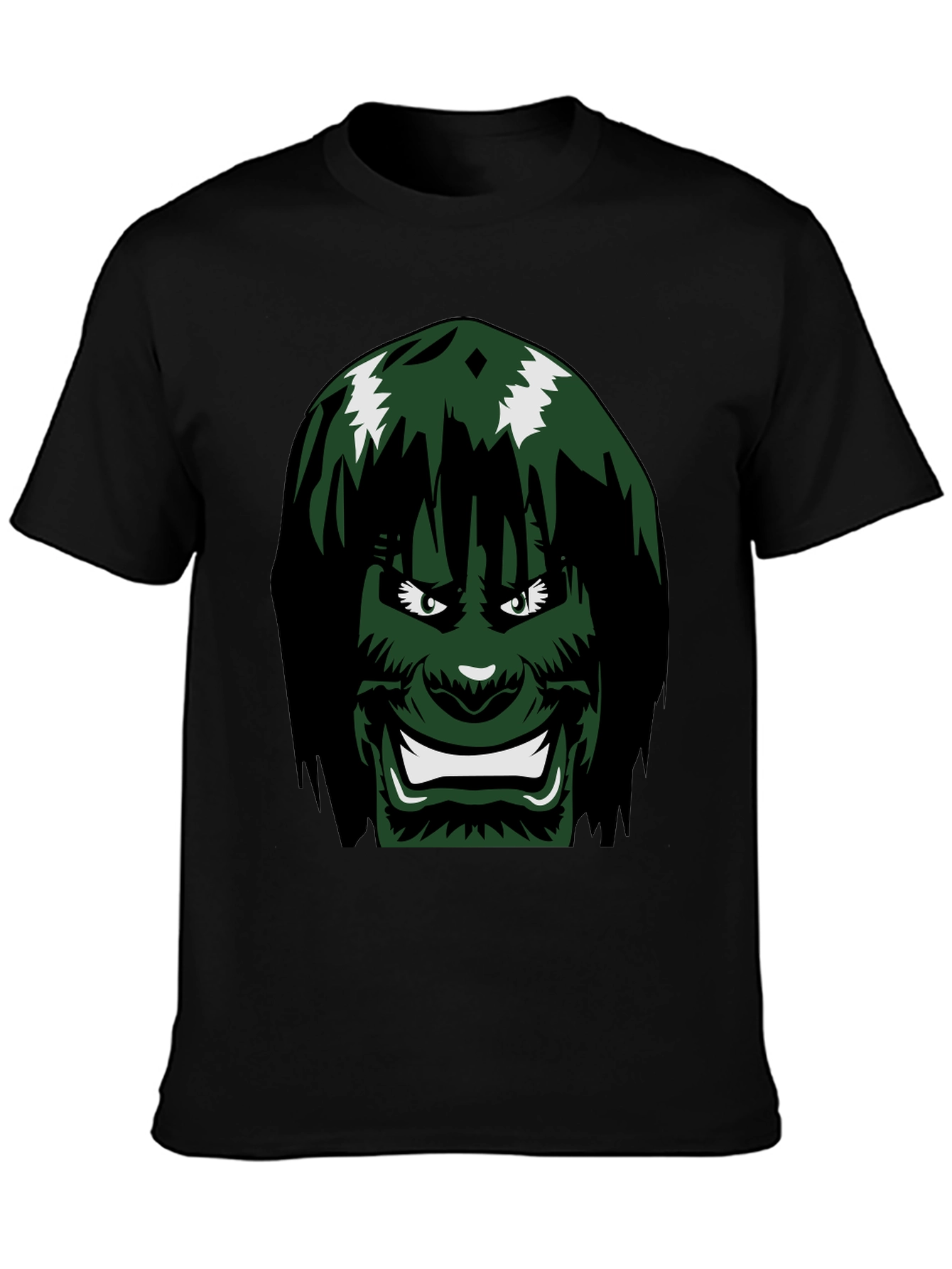 Green Monster Face Graphic Tee
