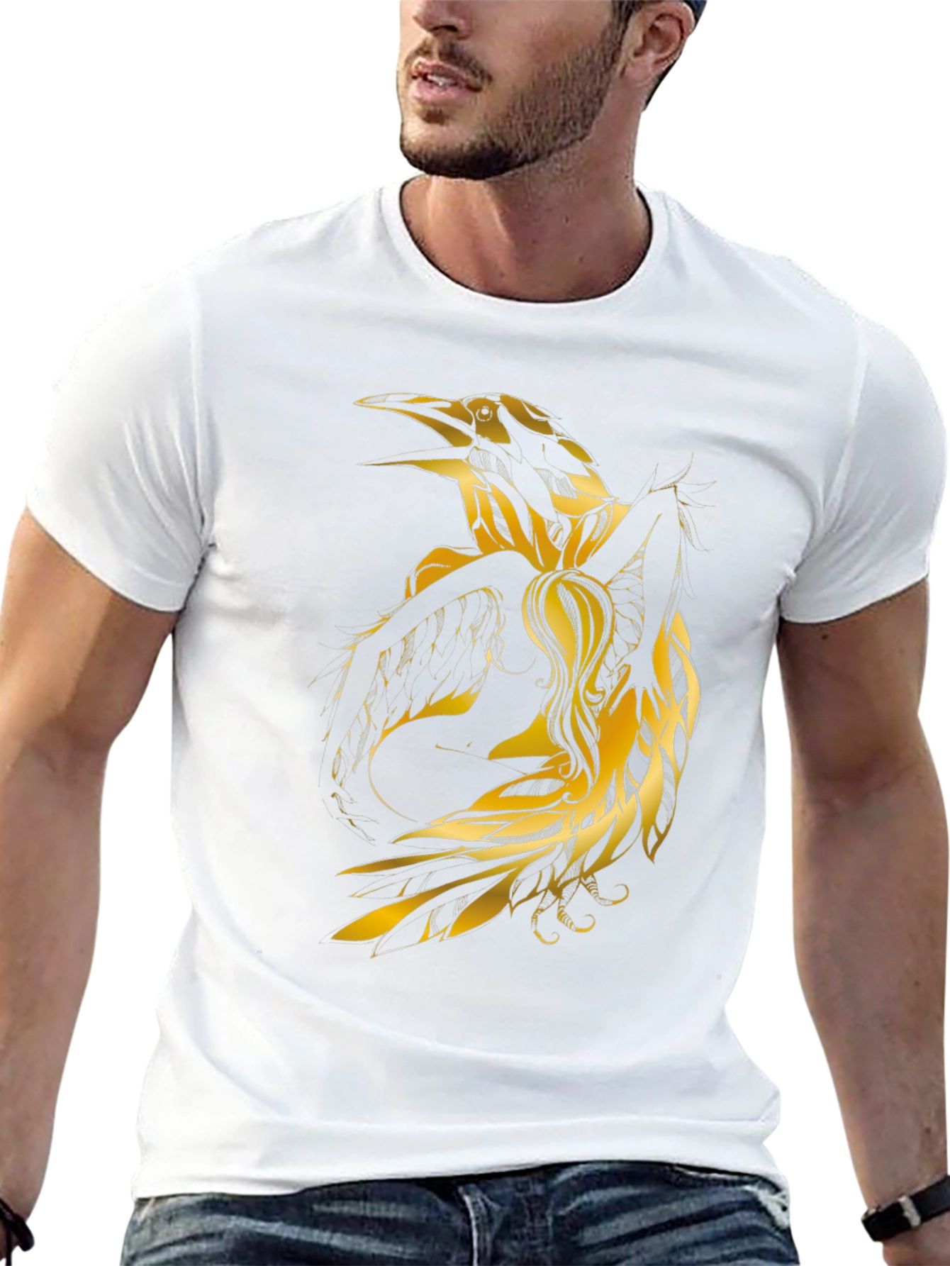 Raven Gold Graphic Tee