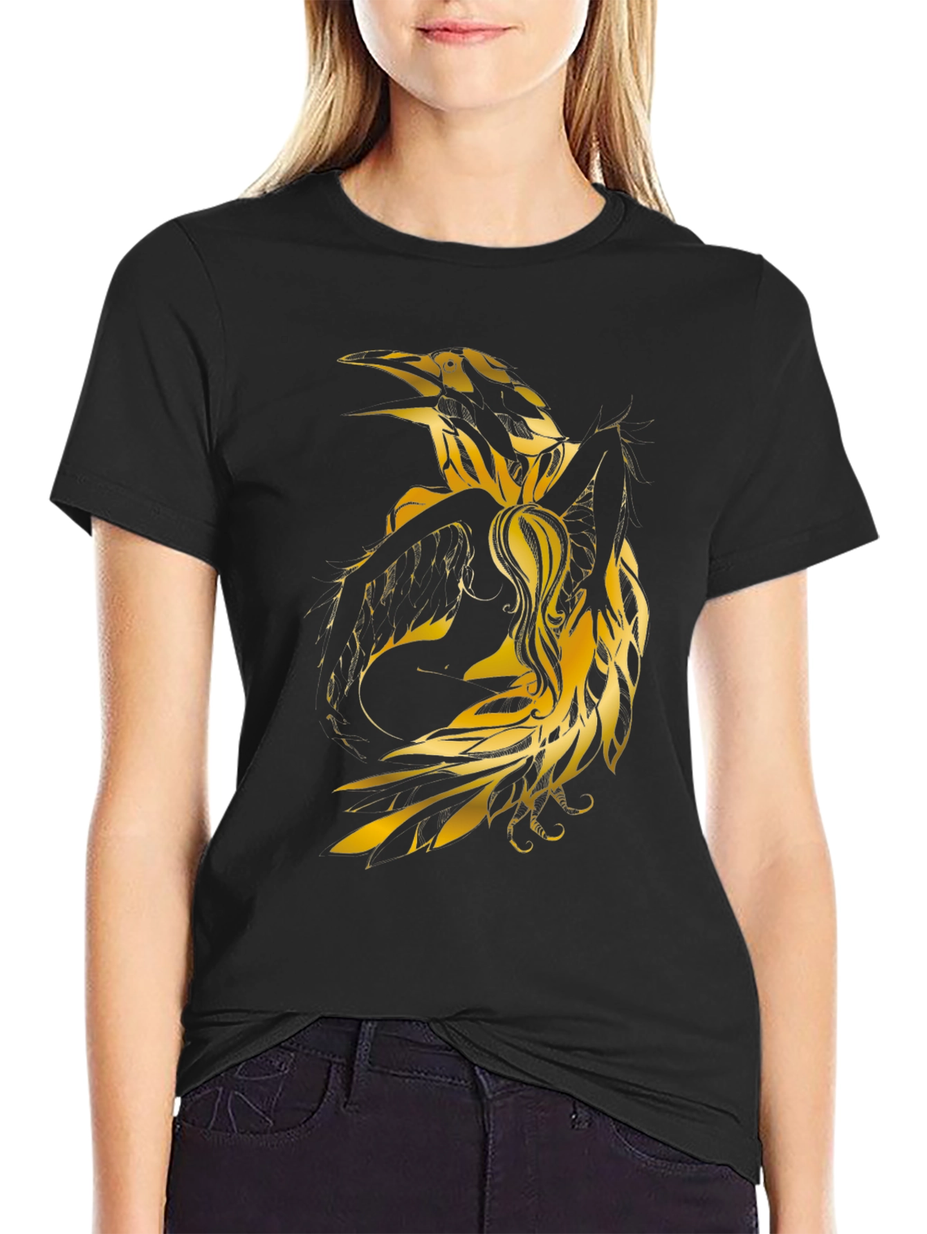 Raven Gold Graphic Tee