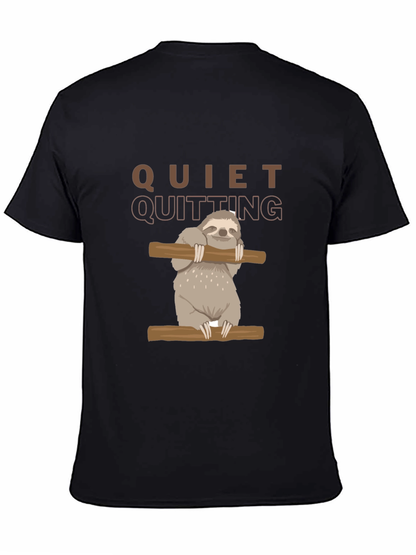 Quiet Quitting Sloth Graphic T-Shirt
