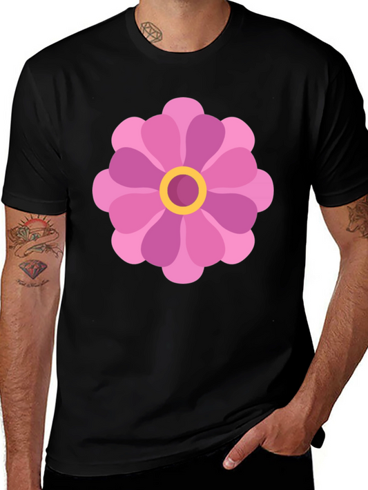 Flower Power Black T-Shirt