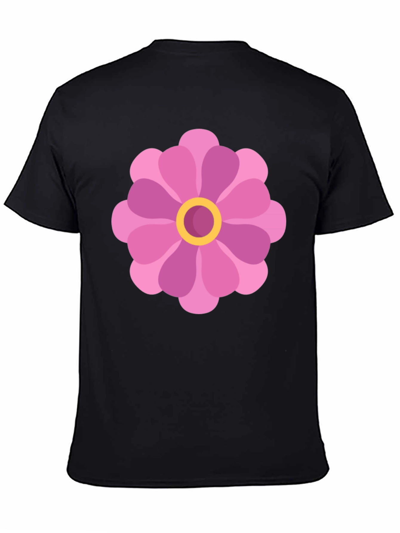 Flower Power Black T-Shirt