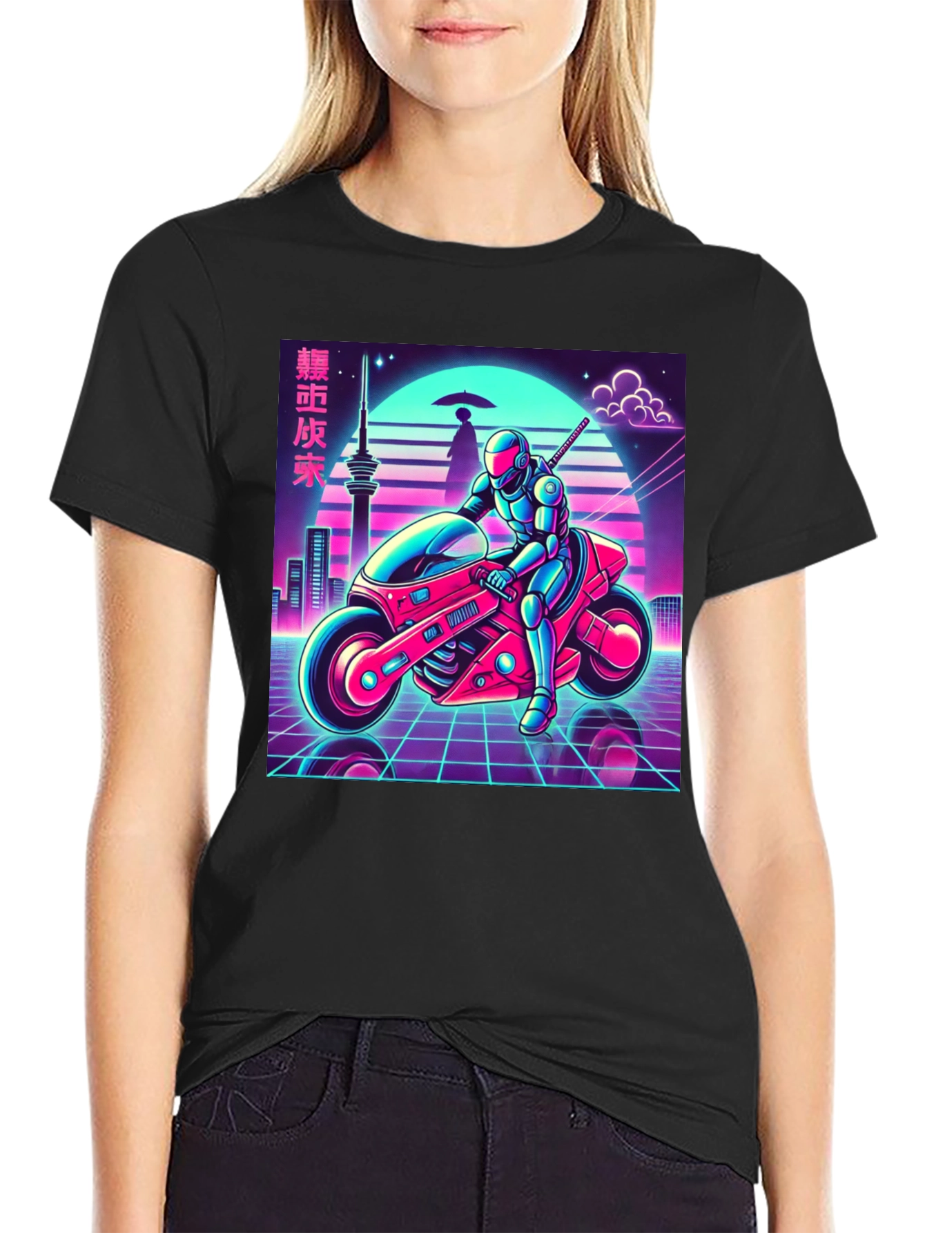 Retro Cyberpunk Rider Tee