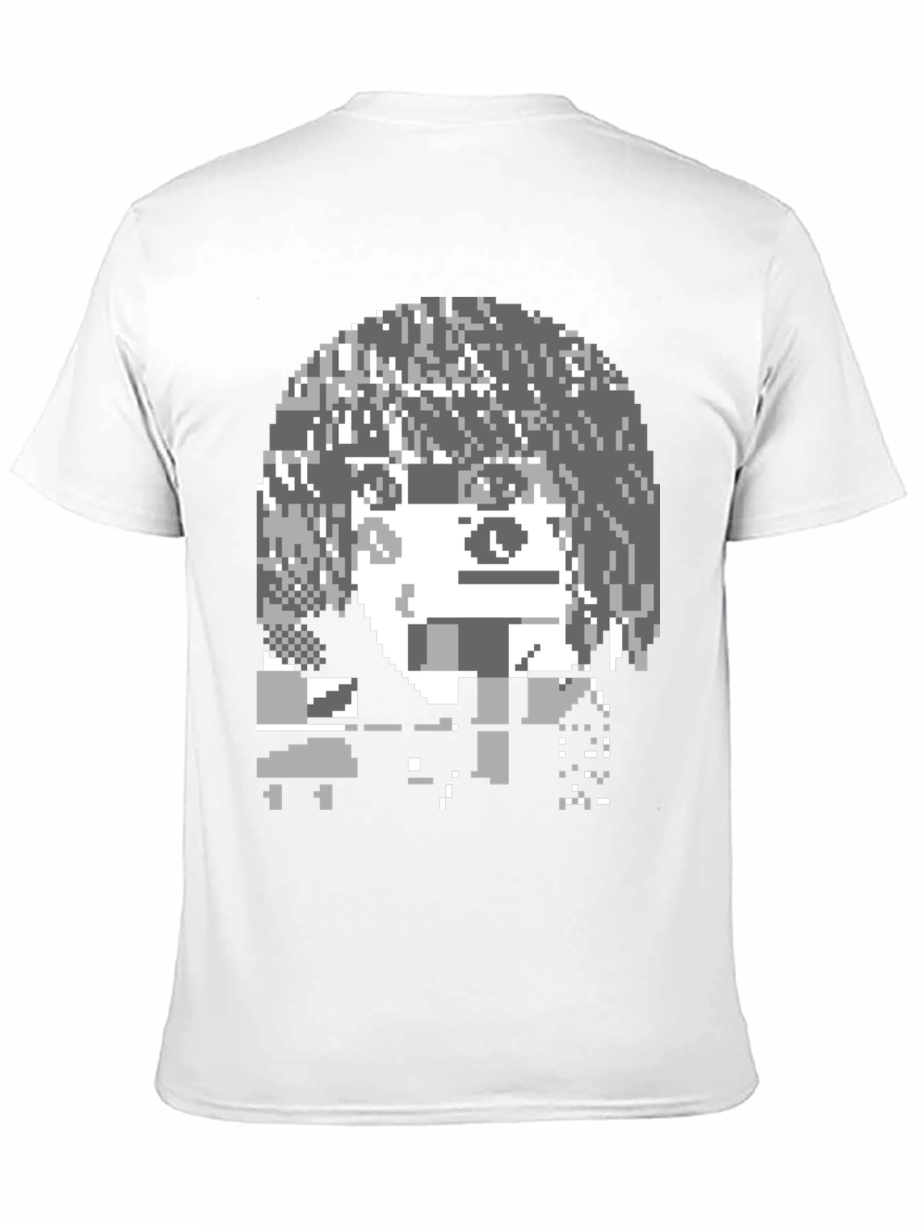 Pixel Art Graphic T-Shirt - Black