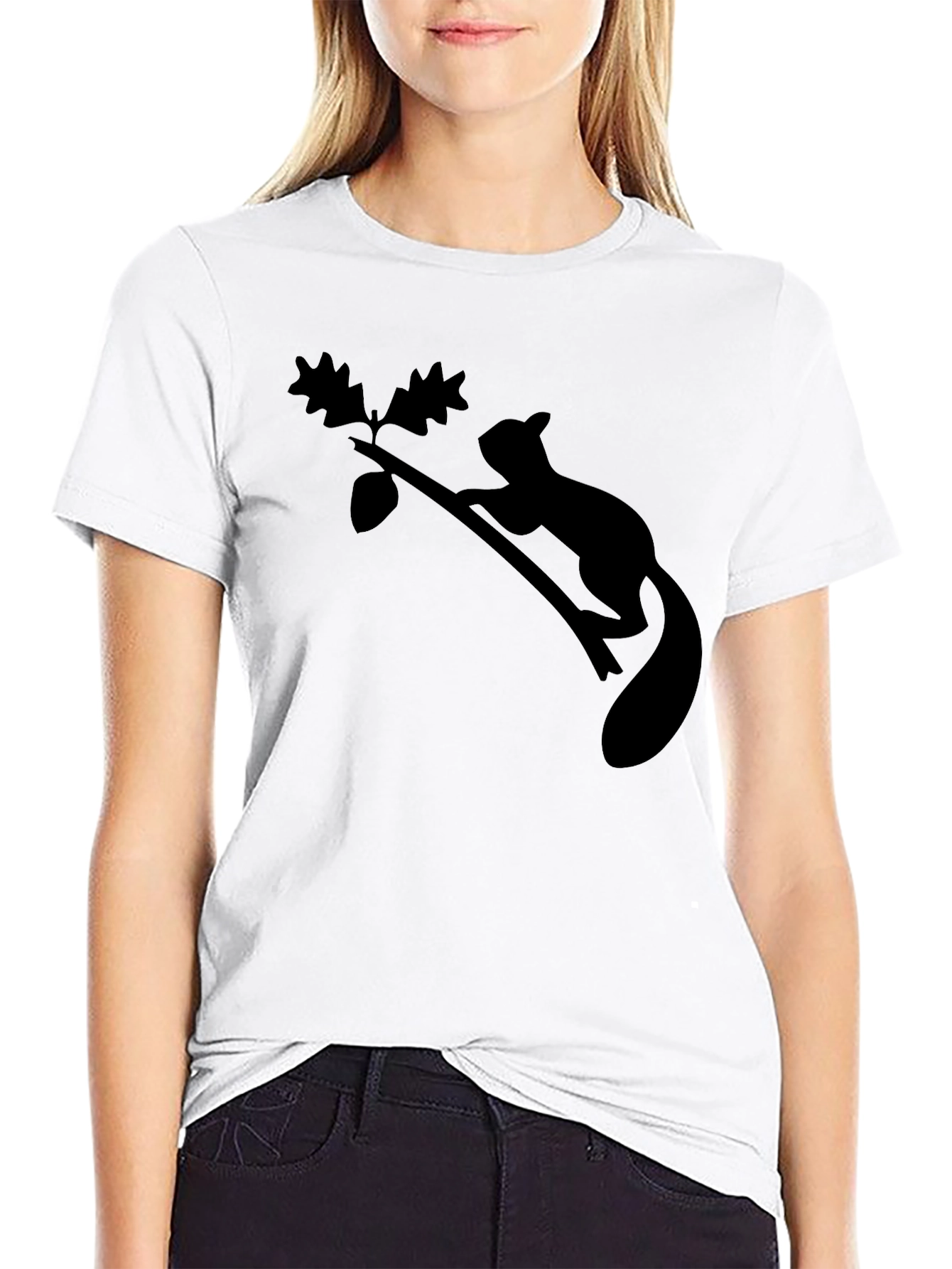 Squirrel Branch Graphic Tee - Nature Inspired