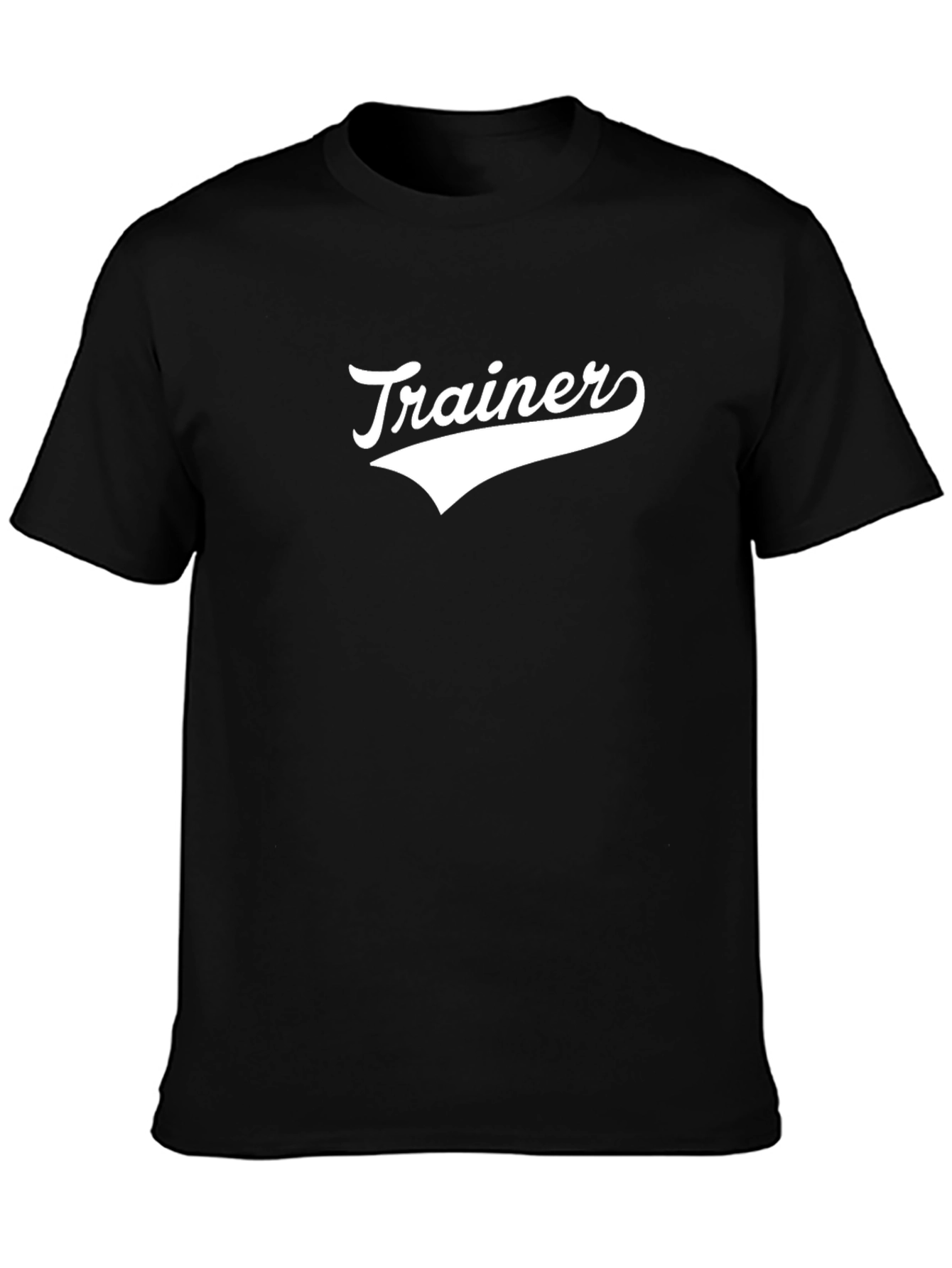 Trainer Graphic Tee - Black Cotton Blend
