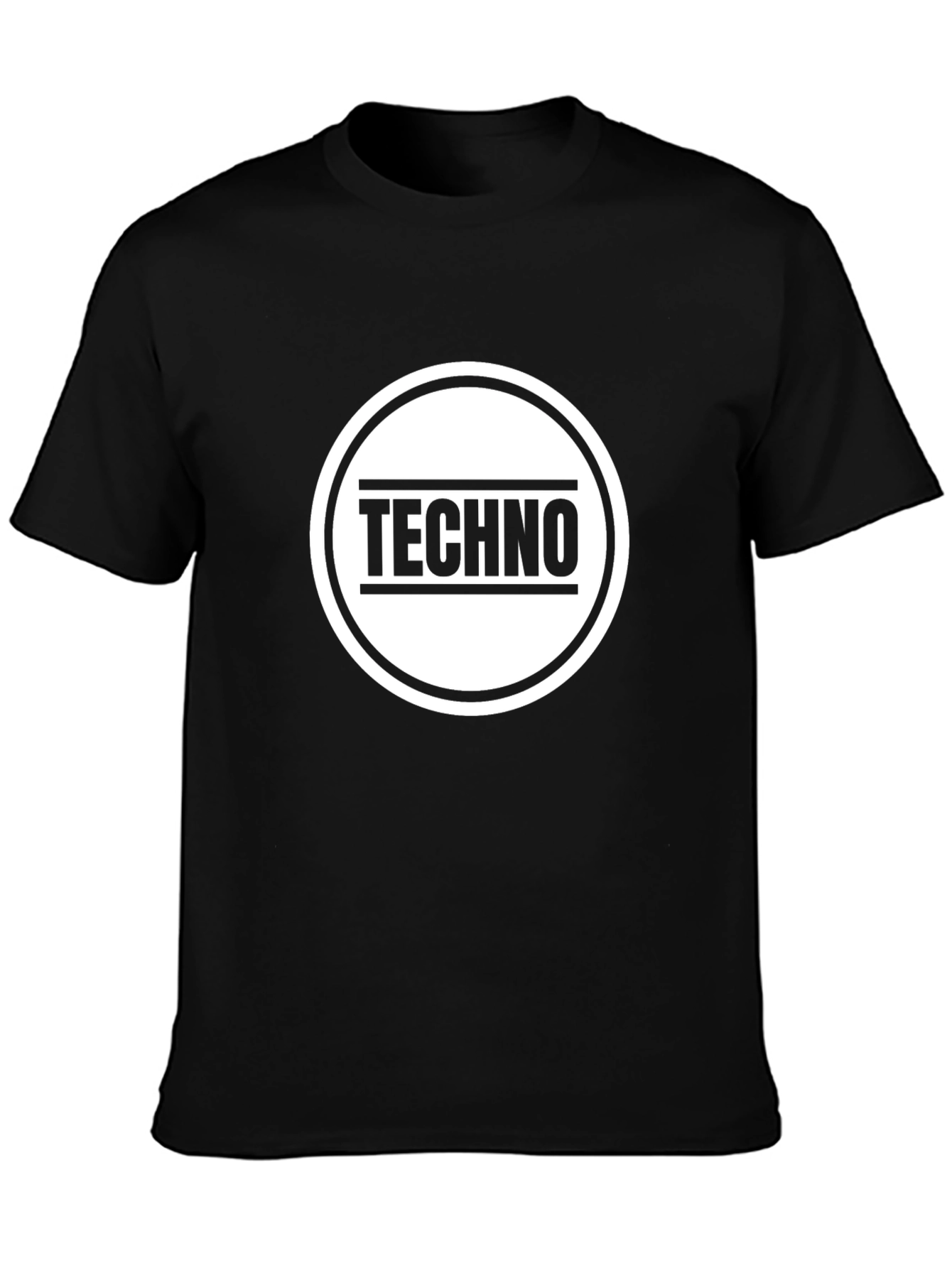 Techno Music T-Shirt - Black Graphic Tee