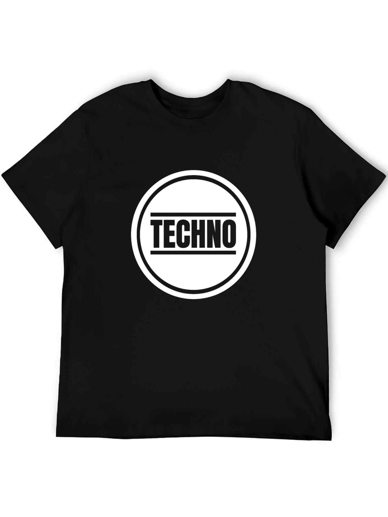 Techno Music T-Shirt - Black Graphic Tee