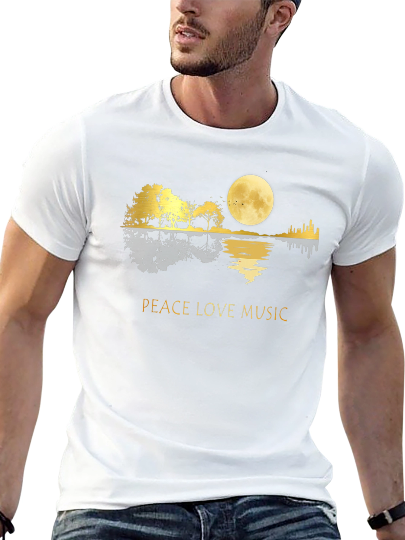 Peace Love Music Graphic Tee