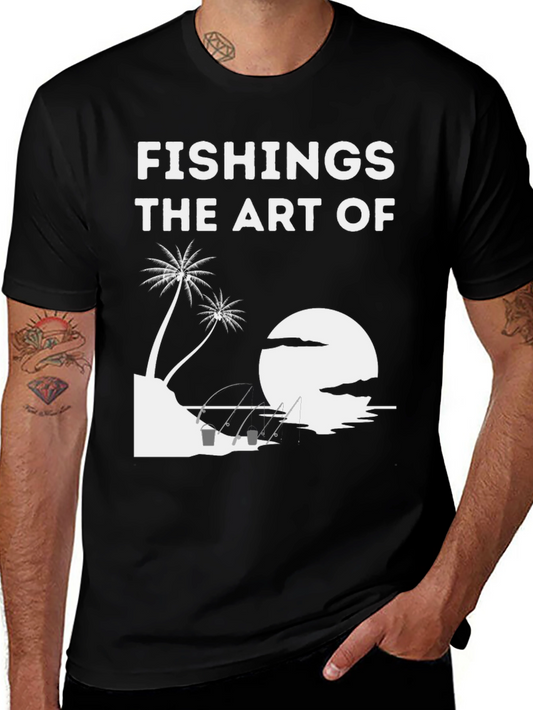 Fishing Art Tee - Tropical Fishing T-Shirt
