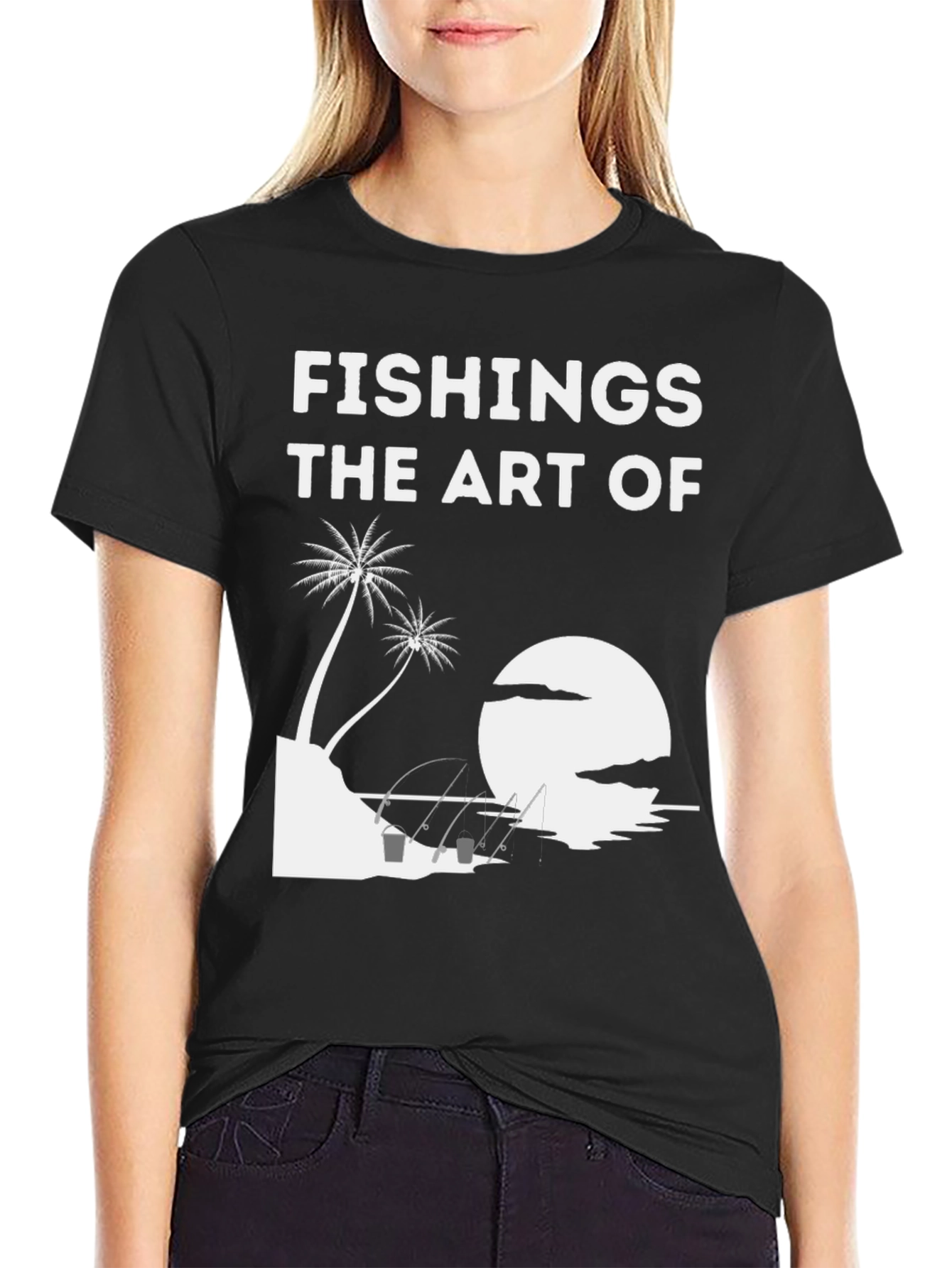 Fishing Art Tee - Tropical Fishing T-Shirt