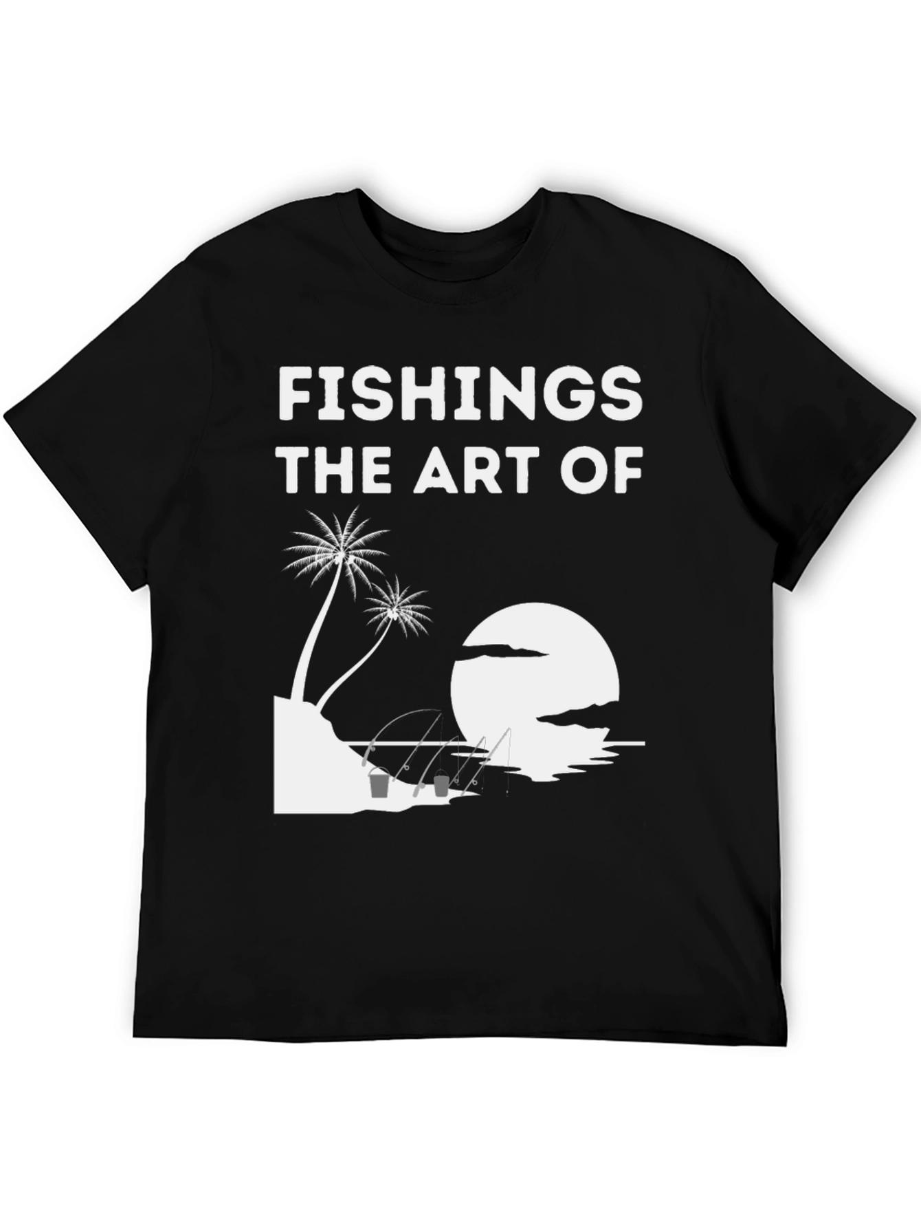 Fishing Art Tee - Tropical Fishing T-Shirt