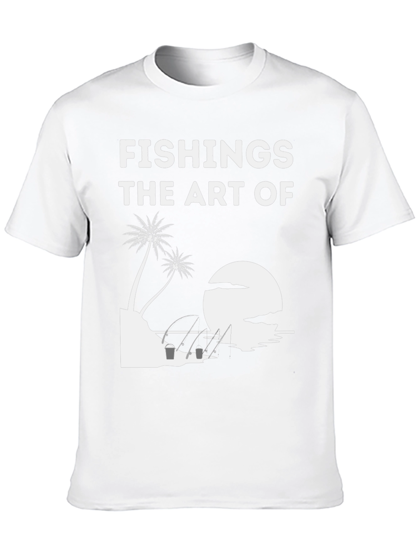 Fishing Art Tee - Tropical Fishing T-Shirt