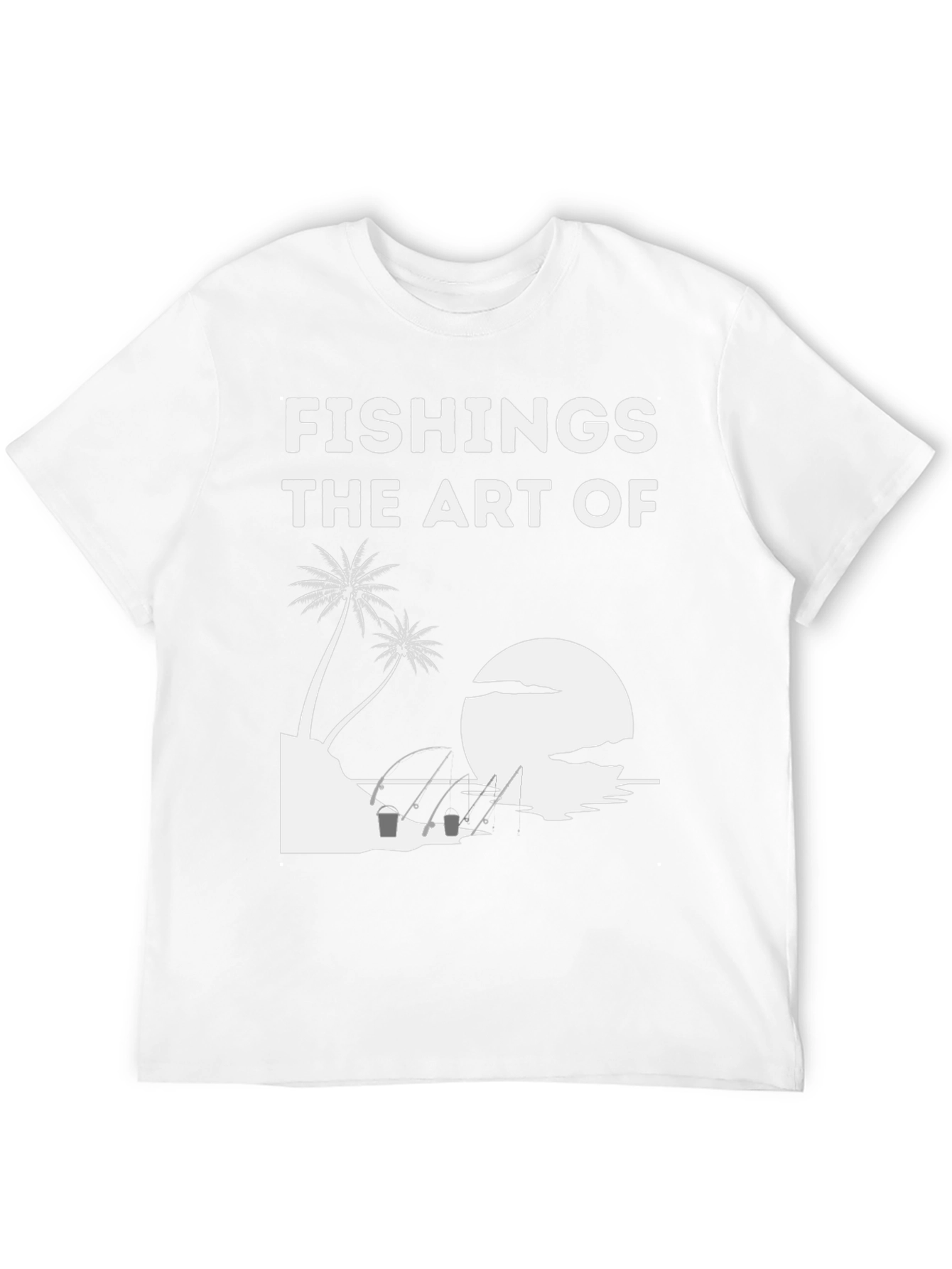Fishing Art Tee - Tropical Fishing T-Shirt