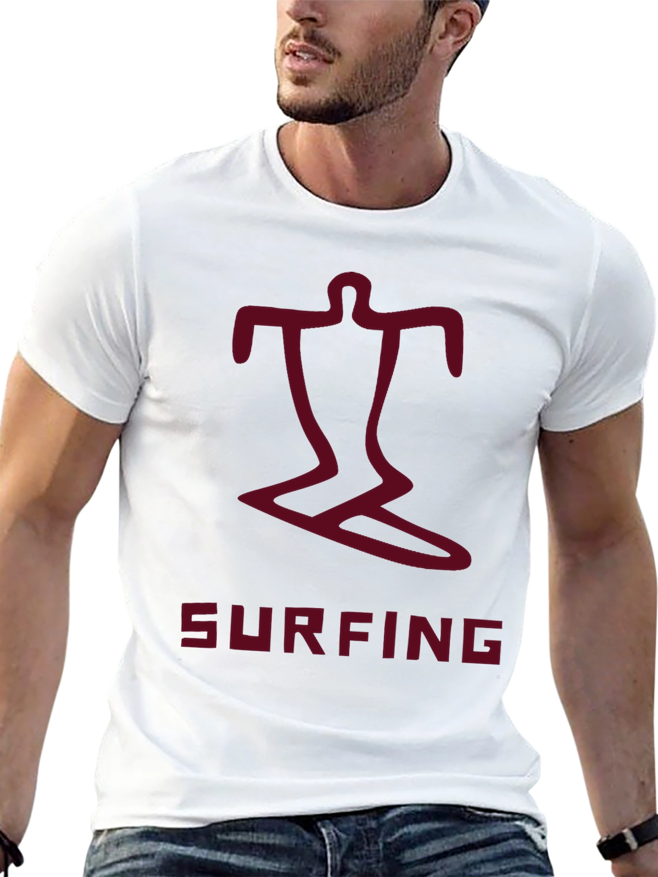 Surfing T-Shirt - Unique Graphic Tee