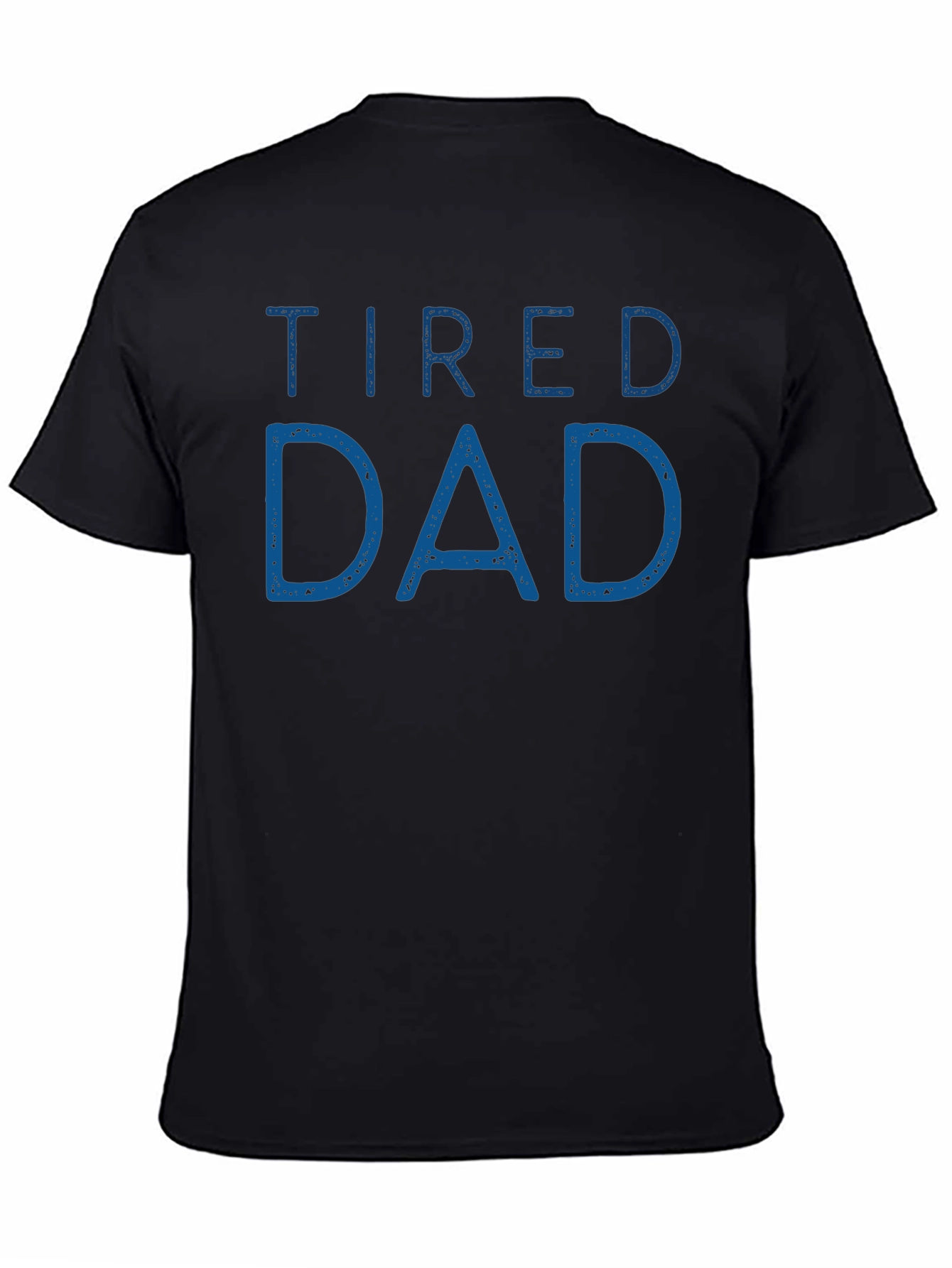 Tired Dad Black Graphic Tee - Mens