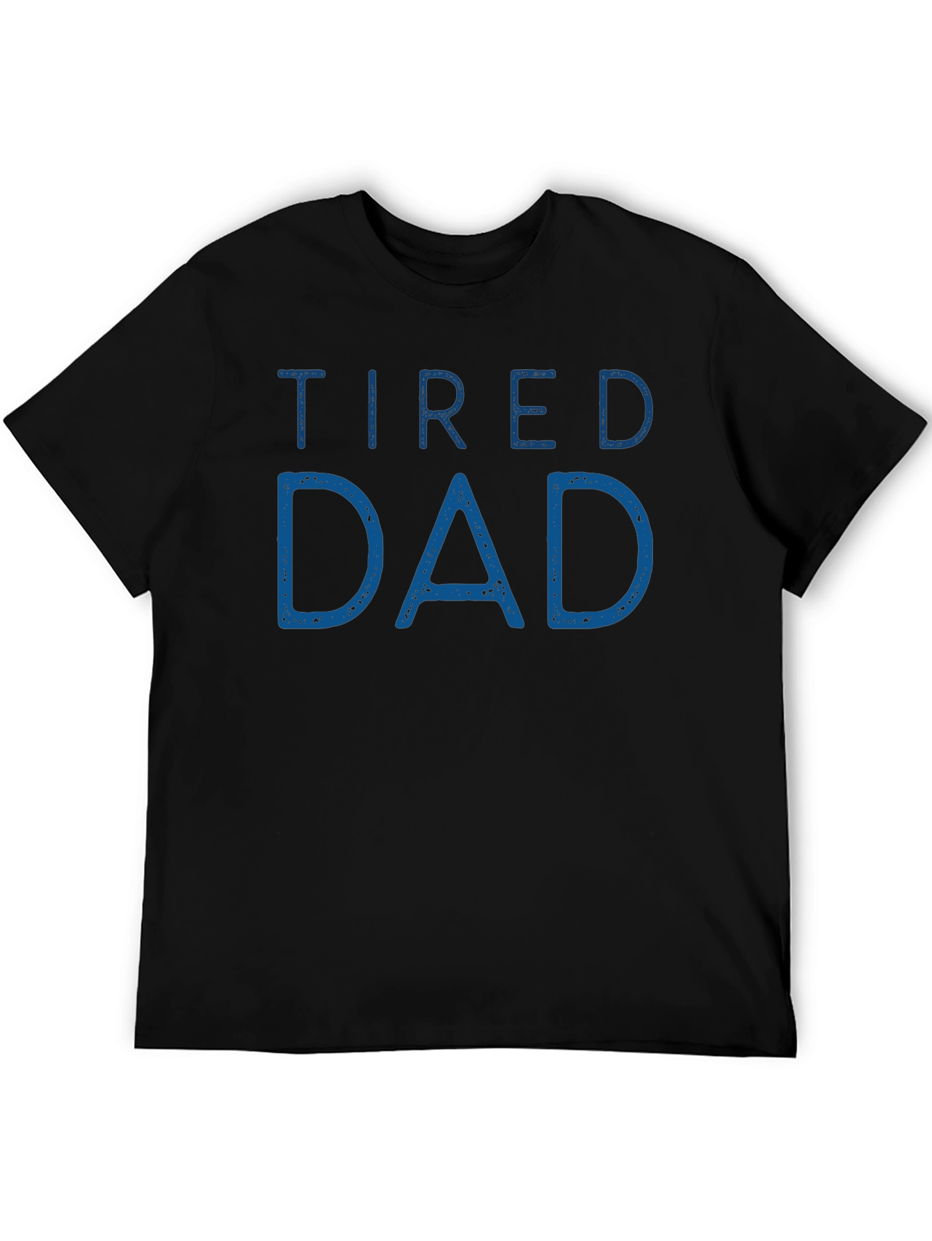 Tired Dad Black Graphic Tee - Mens