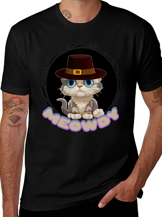 Meowdy Cat T-Shirt - Cowboy Cat Tee