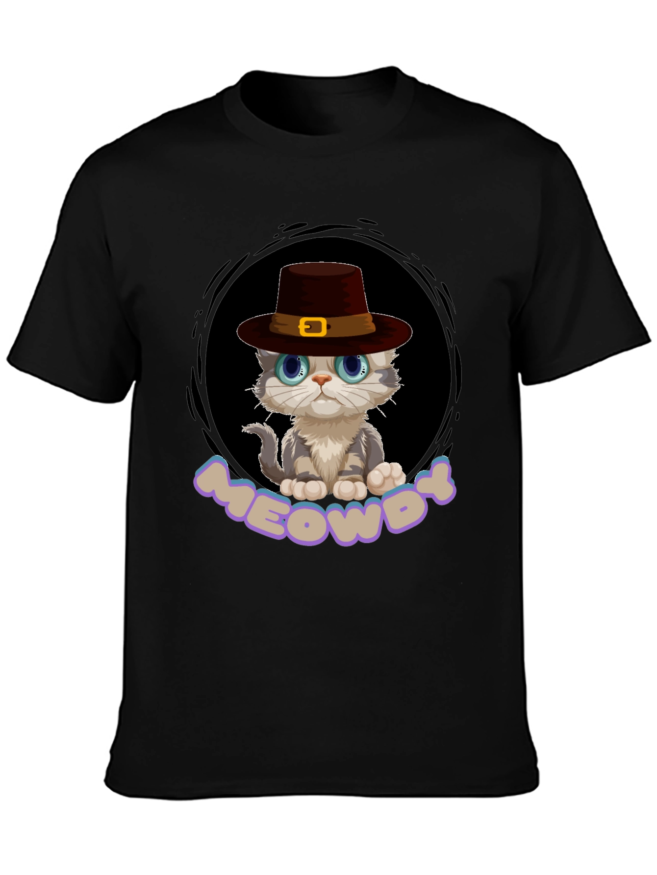 Meowdy Cat T-Shirt - Cowboy Cat Tee