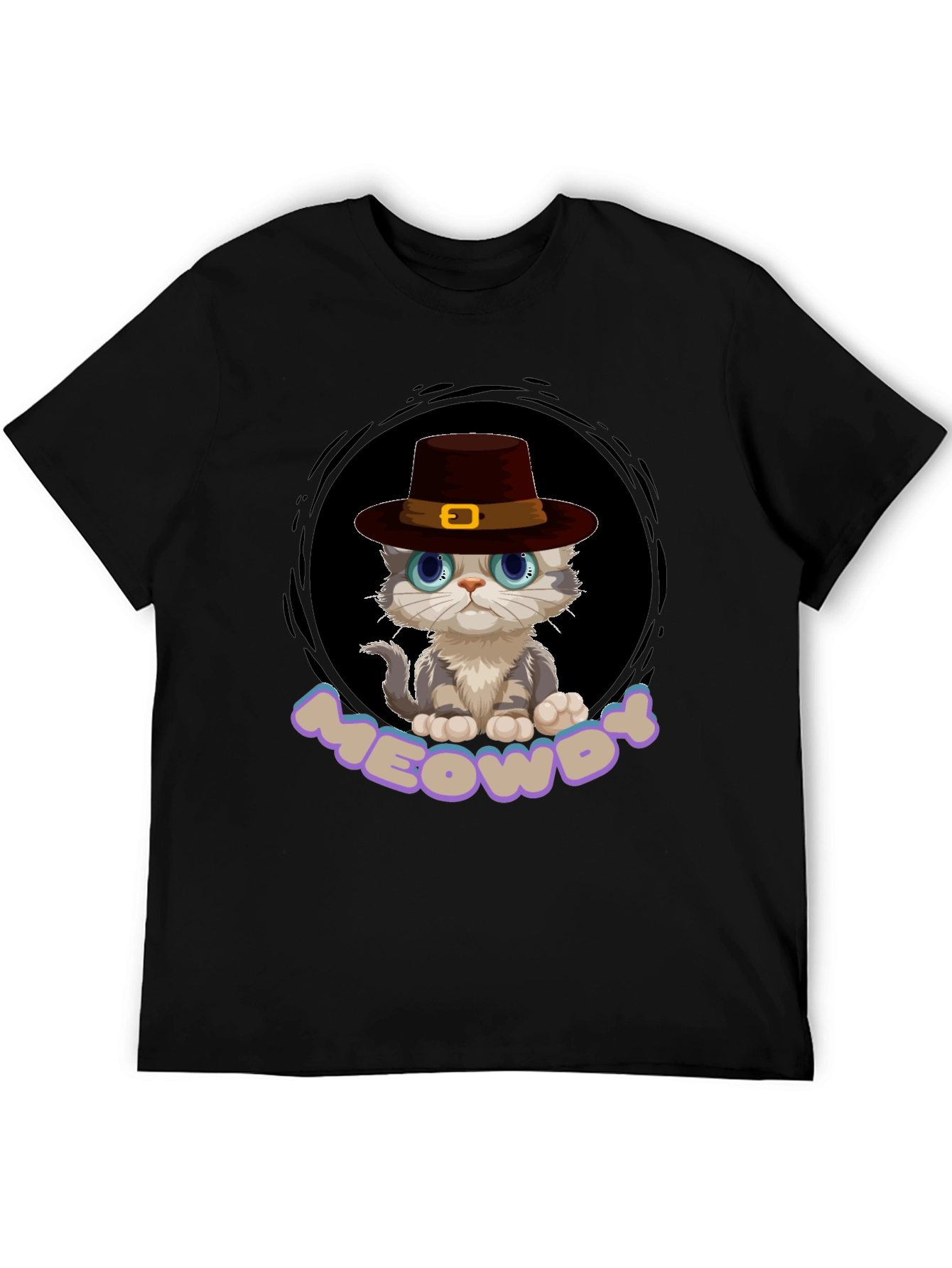 Meowdy Cat T-Shirt - Cowboy Cat Tee
