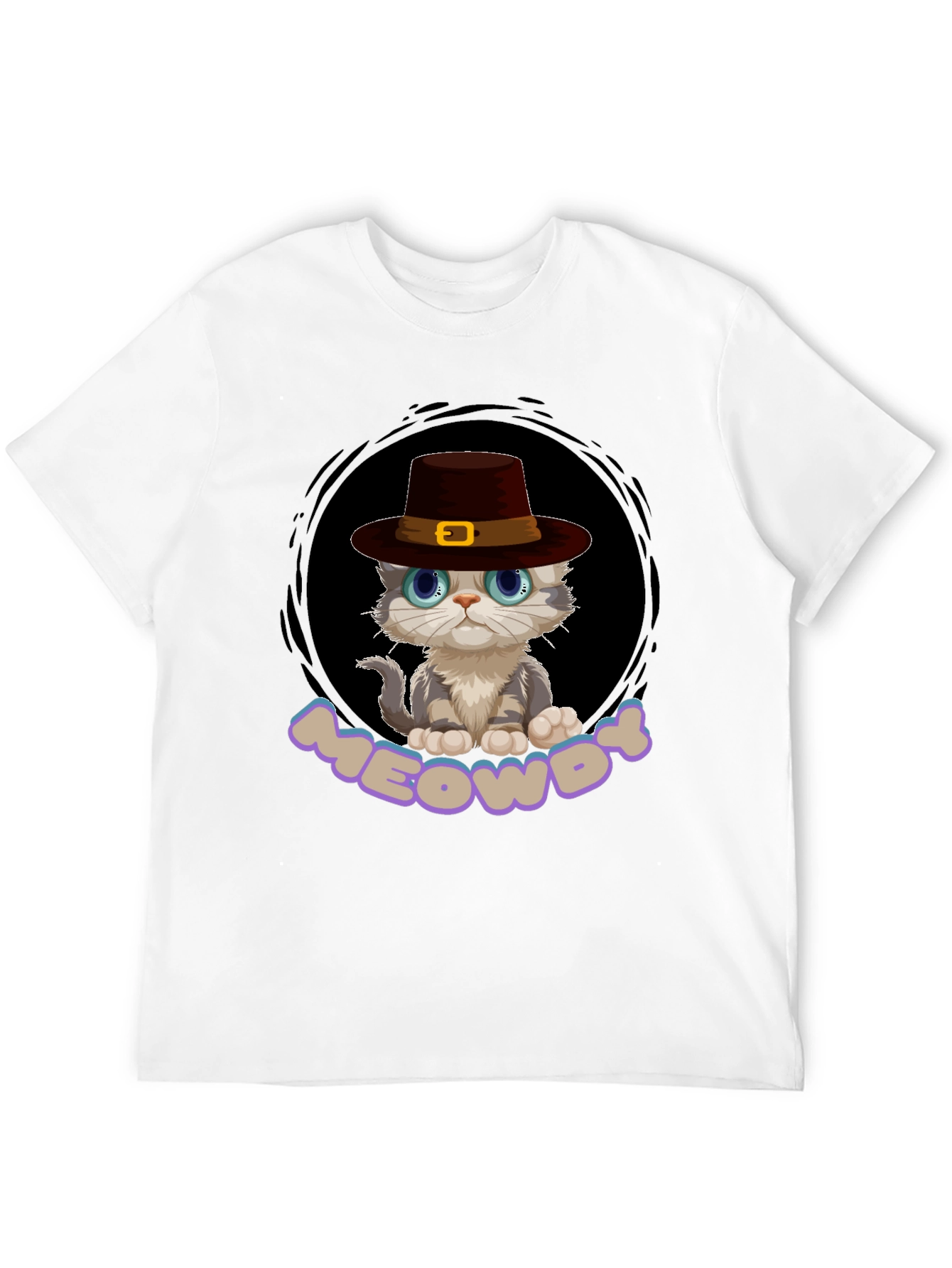 Meowdy Cat T-Shirt - Cowboy Cat Tee