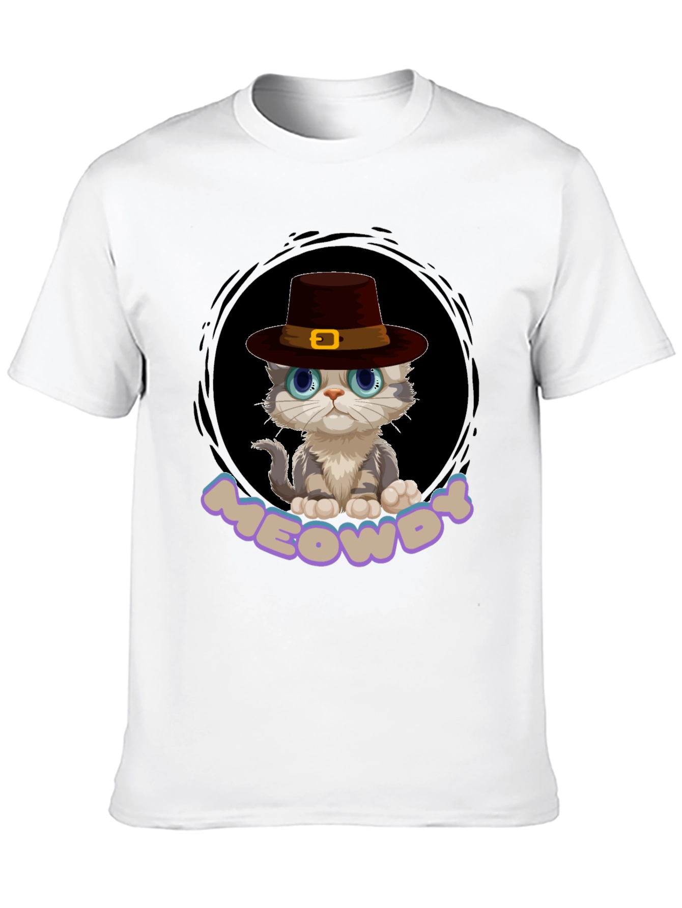 Meowdy Cat T-Shirt - Cowboy Cat Tee