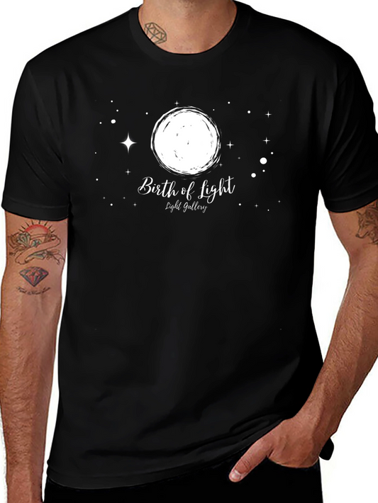 Birth of Light Black T-Shirt