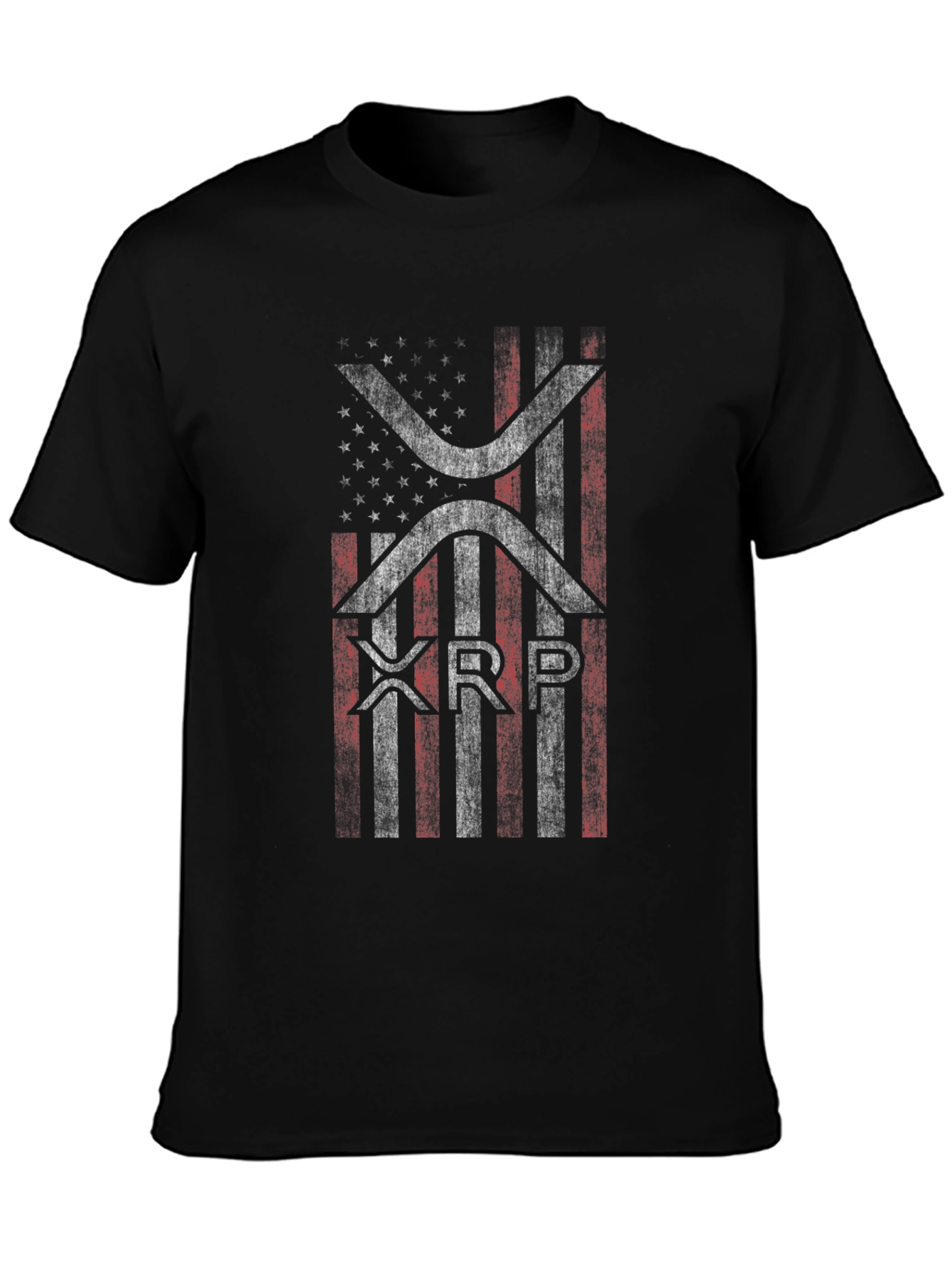 XRP American Flag Graphic T-Shirt