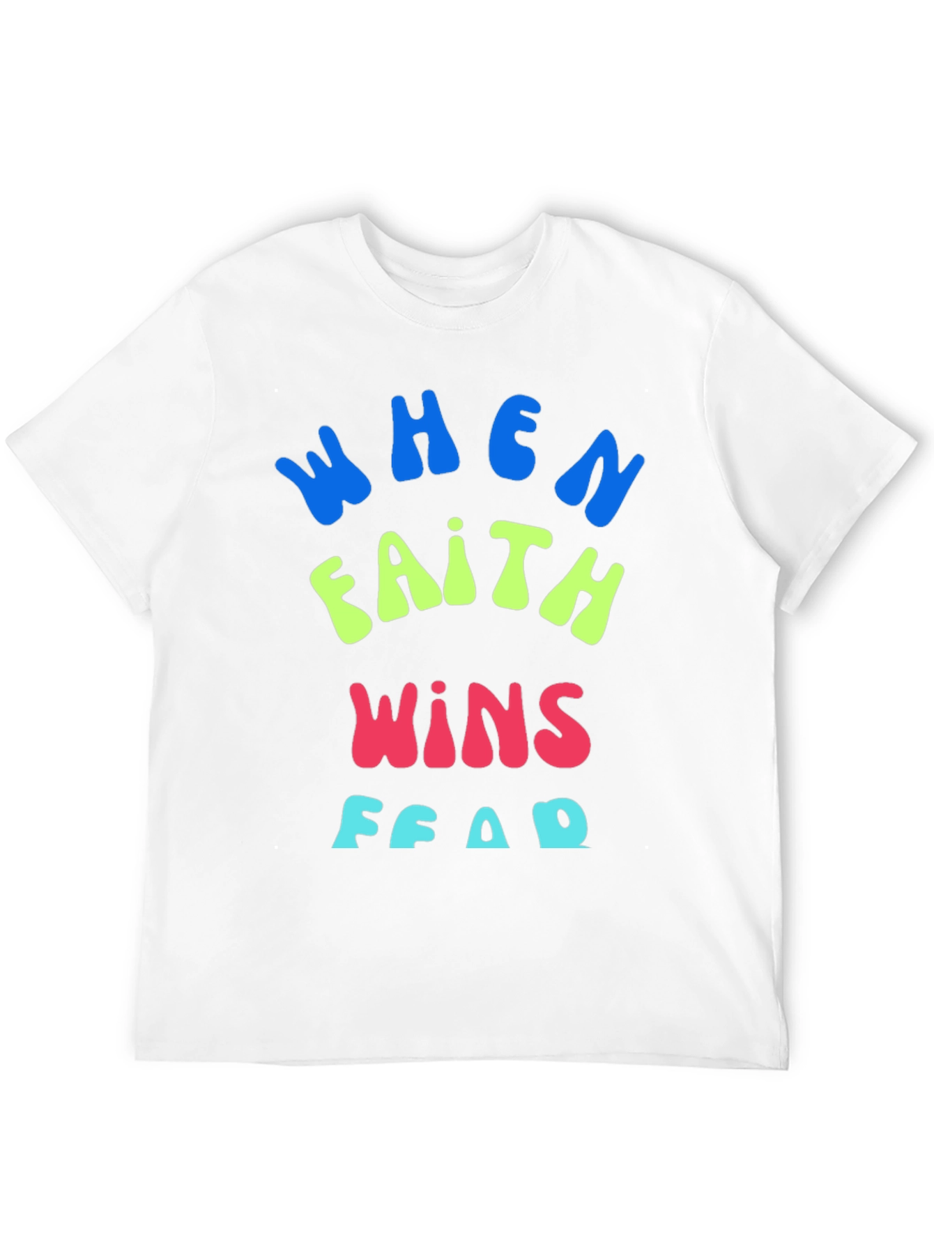 Faith Over Fear Graphic Tee - Trendy Spiritual T-Shirt