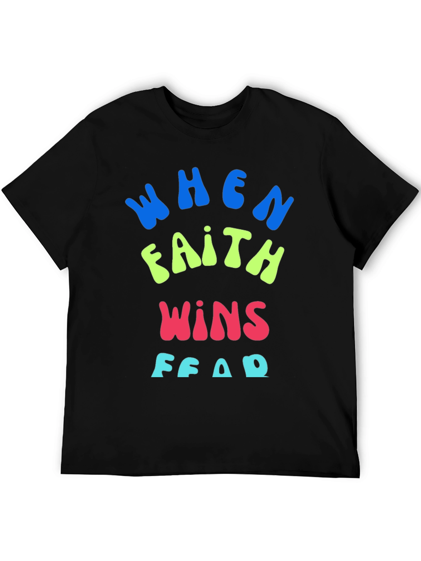 Faith Over Fear Graphic Tee - Trendy Spiritual T-Shirt