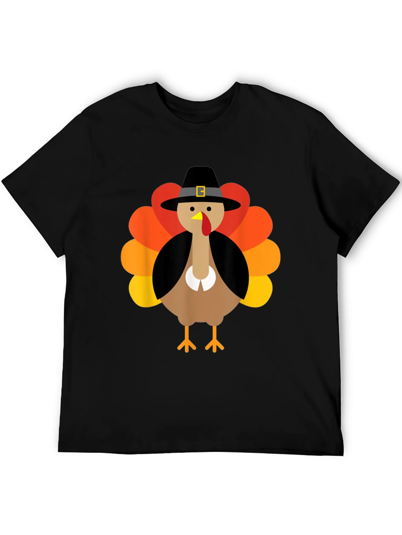 Festive Thanksgiving Turkey Pilgrim T-Shirt